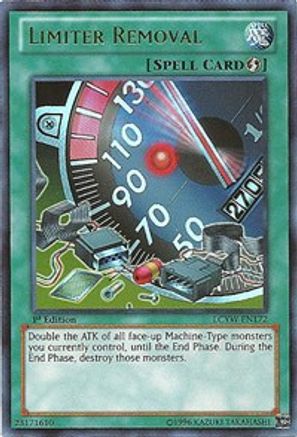 Limiter Removal (LCYW-EN172) - Legendary Collection 3: Yugi's World 1st Edition