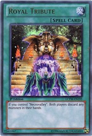Royal Tribute (LCYW-EN195) - Legendary Collection 3: Yugi's World 1st Edition