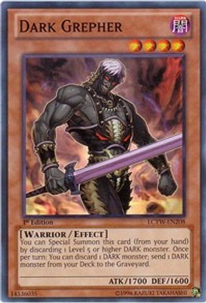Dark Grepher (LCYW-EN208) - Legendary Collection 3: Yugi's World 1st Edition