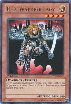 D.D. Warrior Lady (LCYW-EN215) - Legendary Collection 3: Yugi's World 1st Edition