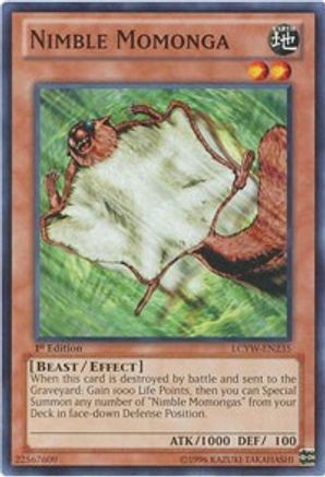 Nimble Momonga (LCYW-EN235) - Legendary Collection 3: Yugi's World 1st Edition