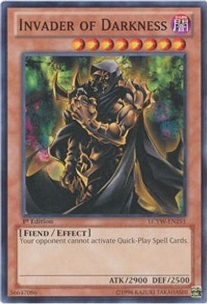 Invader of Darkness (LCYW-EN251) - Legendary Collection 3: Yugi's World 1st Edition