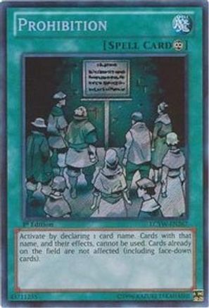 Prohibition (LCYW-EN267) - Legendary Collection 3: Yugi's World Unlimited