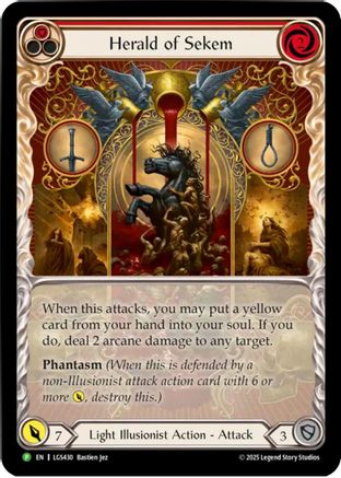Herald of Sekem [LGS430] (Promo)  Rainbow Foil