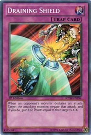 Draining Shield (LCYW-EN294) - Legendary Collection 3: Yugi's World 1st Edition