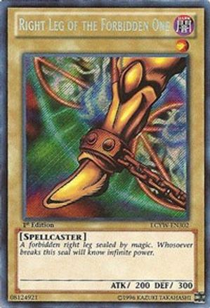 Right Leg of the Forbidden One (LCYW-EN302) - Legendary Collection 3: Yugi's World 1st Edition