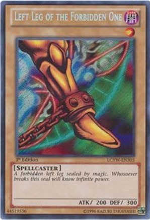 Left Leg of the Forbidden One (LCYW-EN303) - Legendary Collection 3: Yugi's World 1st Edition