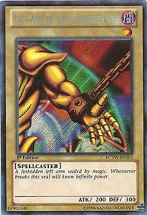 Left Arm of the Forbidden One (LCYW-EN305) - Legendary Collection 3: Yugi's World 1st Edition