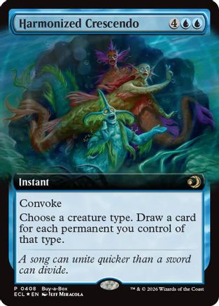 Harmonized Crescendo (Extended Art) (Buy-A-Box) [Lorwyn Eclipsed]