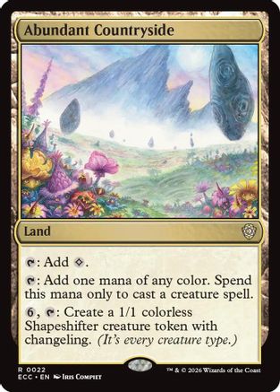 Abundant Countryside [Lorwyn Eclipsed Commander]