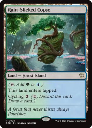 Rain-Slicked Copse [Lorwyn Eclipsed Commander]