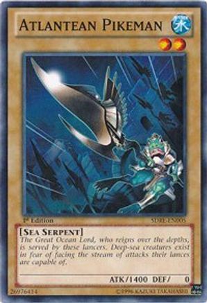Atlantean Pikeman (SDRE-EN005) - Structure Deck: Realm of the Sea Emperor 1st Edition