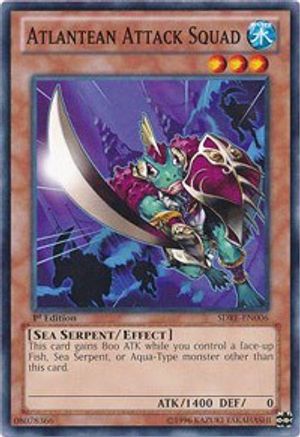 Atlantean Attack Squad (SDRE-EN006) - Structure Deck: Realm of the Sea Emperor 1st Edition