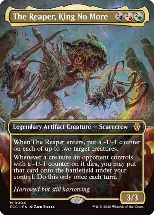 The Reaper, King No More (Borderless) [Lorwyn Eclipsed Commander]