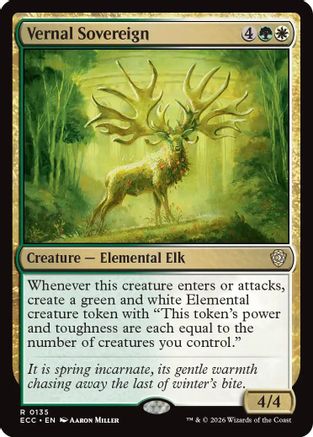 Vernal Sovereign [Lorwyn Eclipsed Commander]