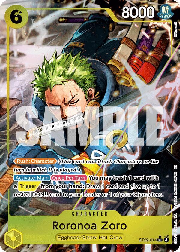 Roronoa Zoro (Full Art) - [Starter Deck 29: Egghead (ST-29)]