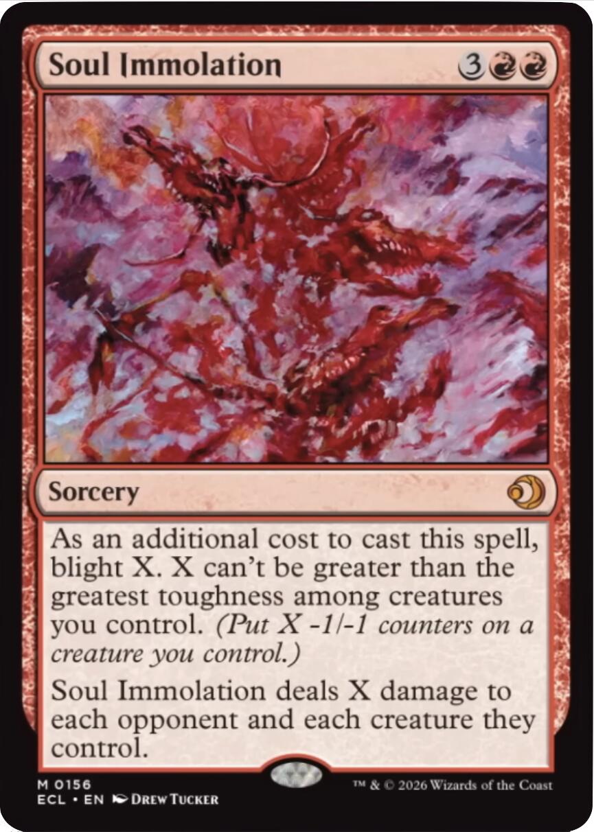 Soul Immolation [Lorwyn Eclipsed]