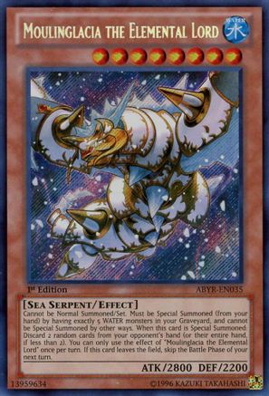 Moulinglacia the Elemental Lord (ABYR-EN035) - Abyss Rising 1st Edition