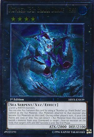 Number C32: Shark Drake Veiss (UTR) (ABYR-EN039) - Abyss Rising Unlimited
