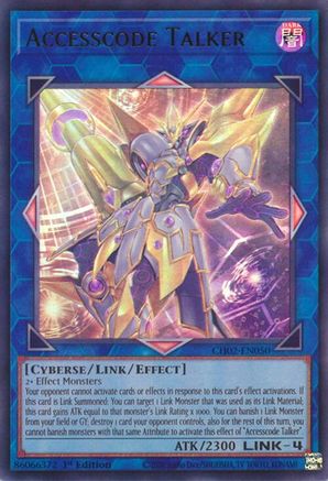 Accesscode Talker (CH02-EN050) - THE CHRONICLES DECK: Spirit Charmers (All-Foil Edition) 1st Edition