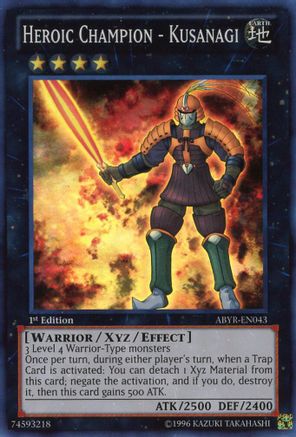 Heroic Champion - Kusanagi (ABYR-EN043) - Abyss Rising Unlimited