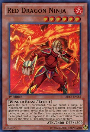 Red Dragon Ninja (ABYR-EN082) - Abyss Rising Unlimited