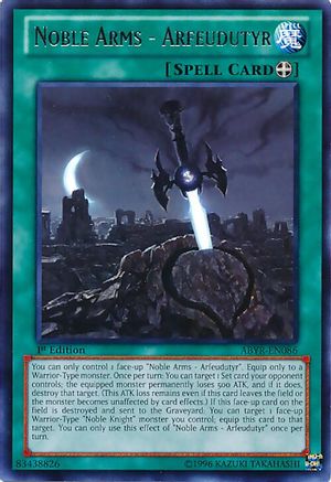 Noble Arms - Arfeudutyr (ABYR-EN086) - Abyss Rising 1st Edition