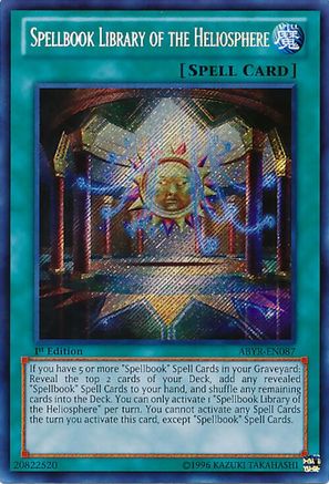 Spellbook Library of the Heliosphere (ABYR-EN087) - Abyss Rising 1st Edition