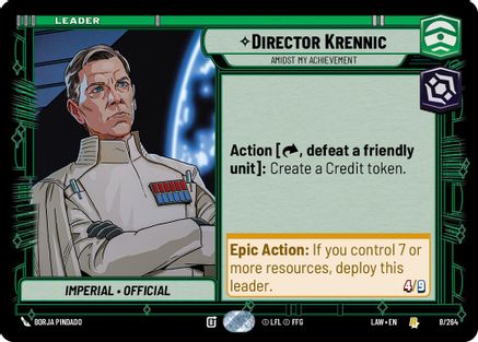Director Krennic - Amidst My Achievement (8/264) (8/264) [A Lawless Time]