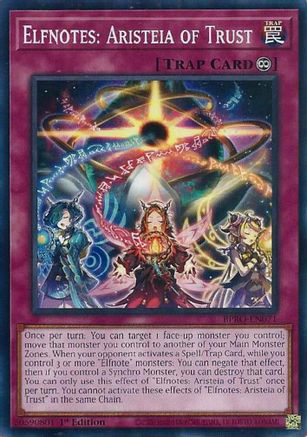 Elfnotes: Aristeia of Trust (BPRO-EN071) - Burst Protocol 1st Edition
