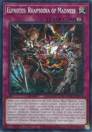 Elfnotes: Rhapsodia of Madness (BPRO-EN072) - Burst Protocol 1st Edition