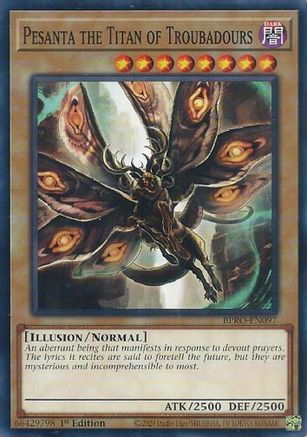 Pesanta the Titan of Troubadours (BPRO-EN097) - Burst Protocol 1st Edition