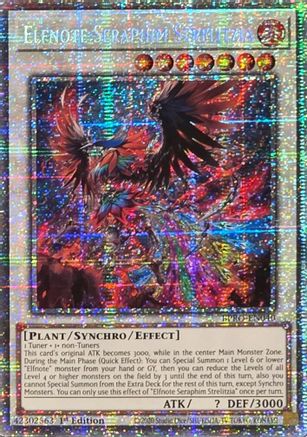 Elfnote Seraphim Strelitzia (Starlight Rare) (BPRO-EN040) - Burst Protocol 1st Edition
