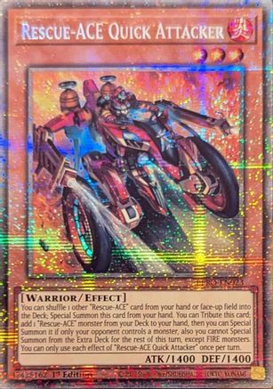 Rescue-ACE Quick Attacker (Starlight Rare) (BPRO-EN023) - Burst Protocol 1st Edition