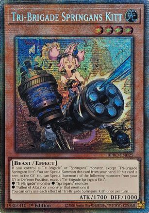 Tri-Brigade Springans Kitt (Starlight Rare) (BPRO-EN025) - Burst Protocol 1st Edition