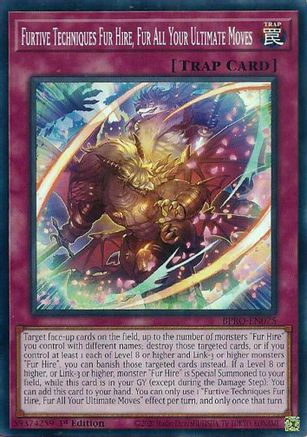 Furtive Techniques Fur Hire, Fur All Your Ultimate Moves (BPRO-EN075) - Burst Protocol 1st Edition