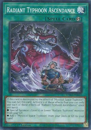 Radiant Typhoon Ascendance (BPRO-EN065) - Burst Protocol 1st Edition