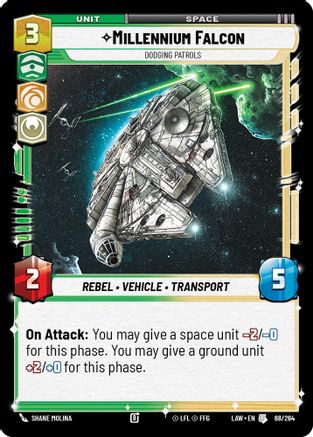 Millennium Falcon - Dodgin Patrols (68/264) (68/264) [A Lawless Time]