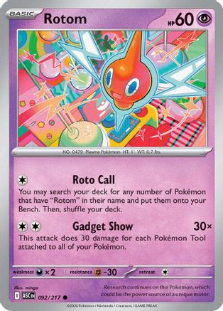 Rotom (092/217) [Mega Evolution: Ascended Heroes]