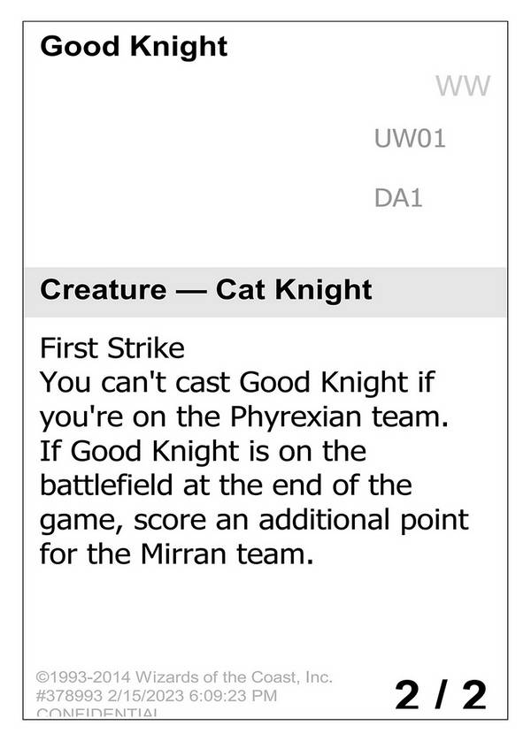 Good Knight (UNK-UW01) - Unknown Event
