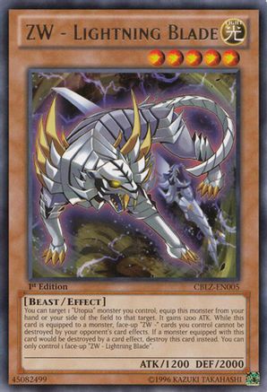 ZW - Lightning Blade (CBLZ-EN005) - Cosmo Blazer 1st Edition