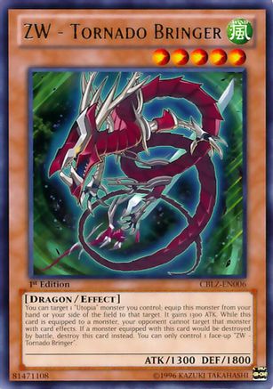 ZW - Tornado Bringer (CBLZ-EN006) - Cosmo Blazer Unlimited