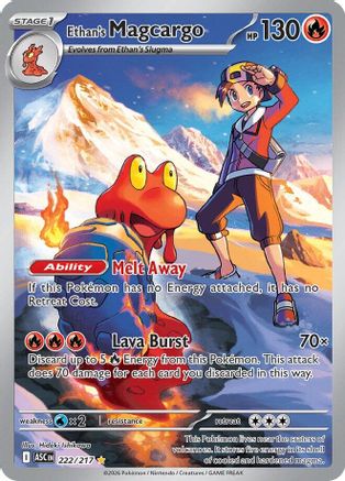 Ethan's Magcargo (222/217) [Mega Evolution: Ascended Heroes]