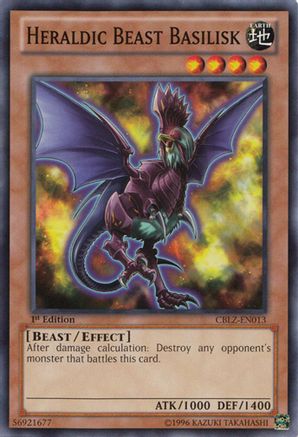 Heraldic Beast Basilisk (CBLZ-EN013) - Cosmo Blazer 1st Edition