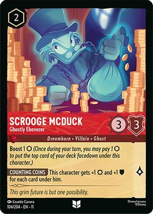 Scrooge McDuck - Ghostly Ebenezer (104/204) [Winterspell]