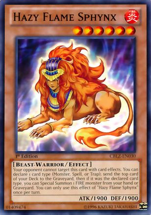Hazy Flame Sphynx (CBLZ-EN030) - Cosmo Blazer Unlimited