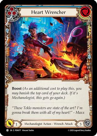 Heart Wrencher (Blue) (Rainbow Foil) [PEN077] (Compendium of Rathe)  Rainbow Foil