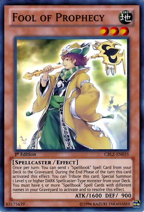 Fool of Prophecy (CBLZ-EN035) - Cosmo Blazer 1st Edition