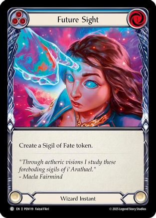 Future Sight (Blue) (Regular) [PEN119] (Compendium of Rathe)