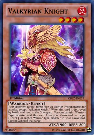Valkyrian Knight (CBLZ-EN039) - Cosmo Blazer 1st Edition